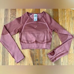 GYMSHARK - cropped long sleeve